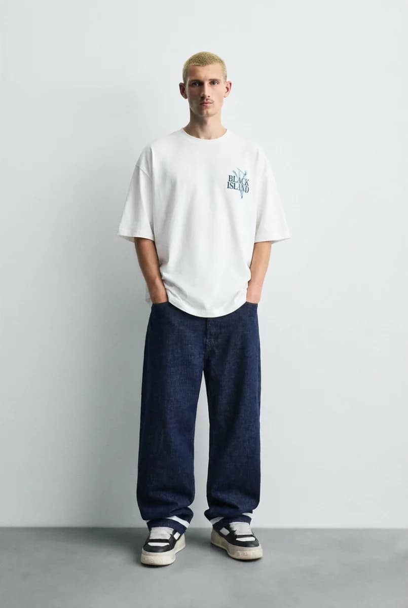 Classic Wide Leg Dark Denim