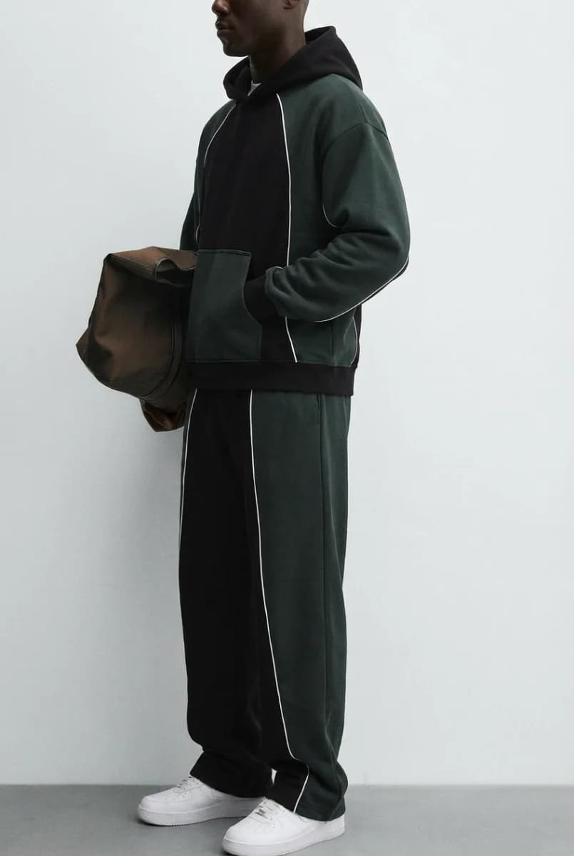 Colorblock Hoodie Tracksuit