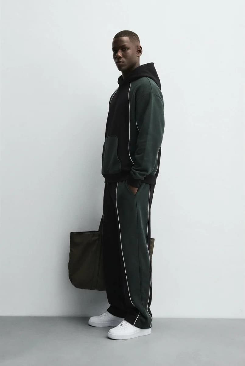 Colorblock Hoodie Tracksuit