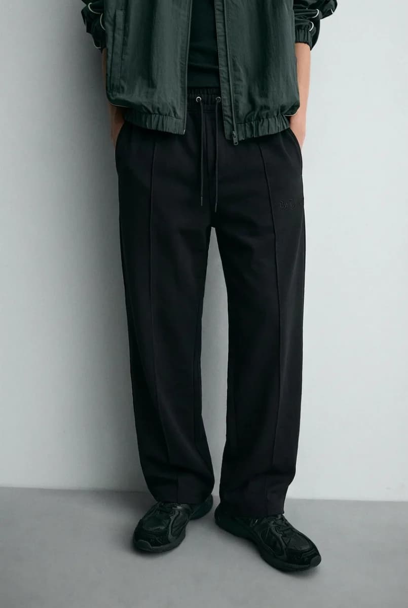 Relaxed Fit Cotton Trousers