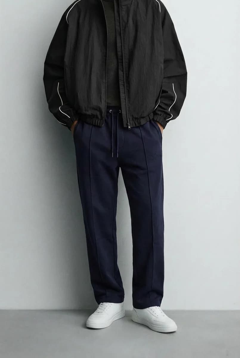 Relaxed Fit Cotton Trousers