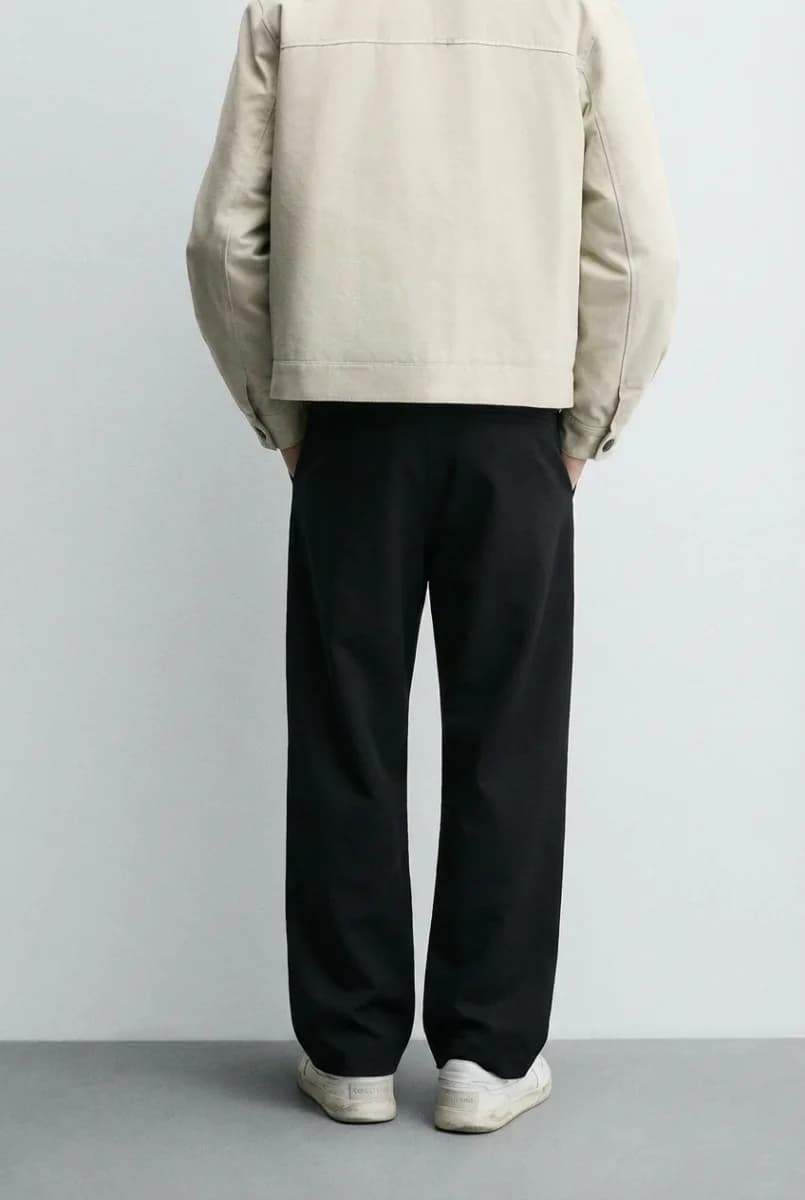 Wide Leg Tailored Trousers