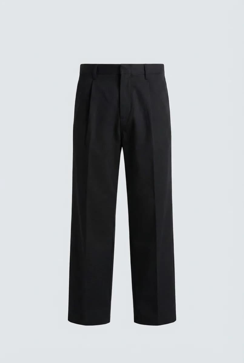 Wide Leg Tailored Trousers