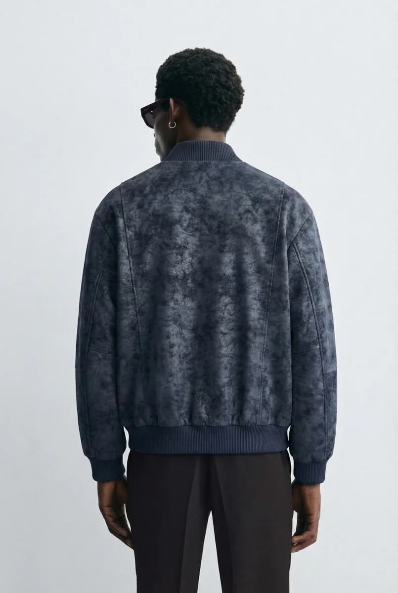 Бомбер Midnight Suede