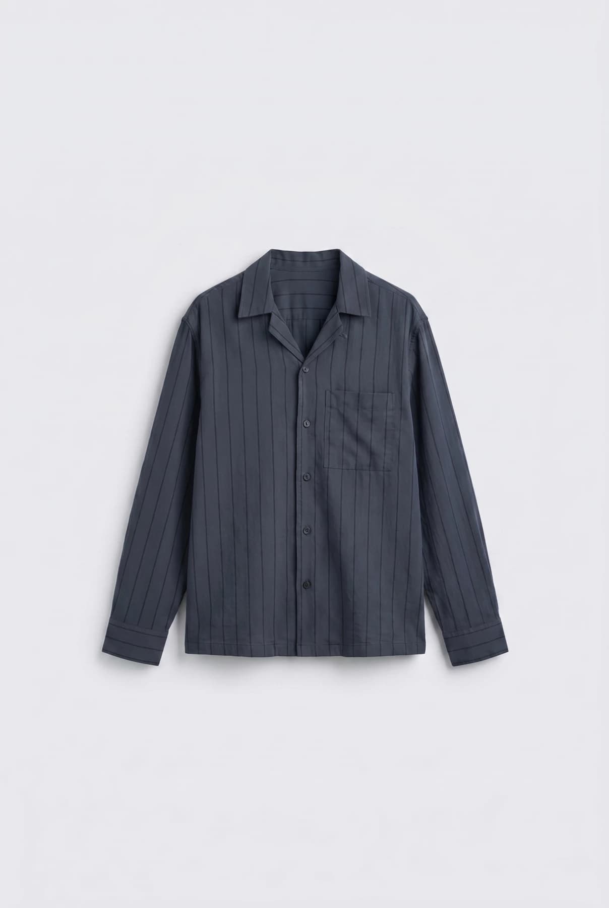 Рубашка Camp Collar Pinstripe