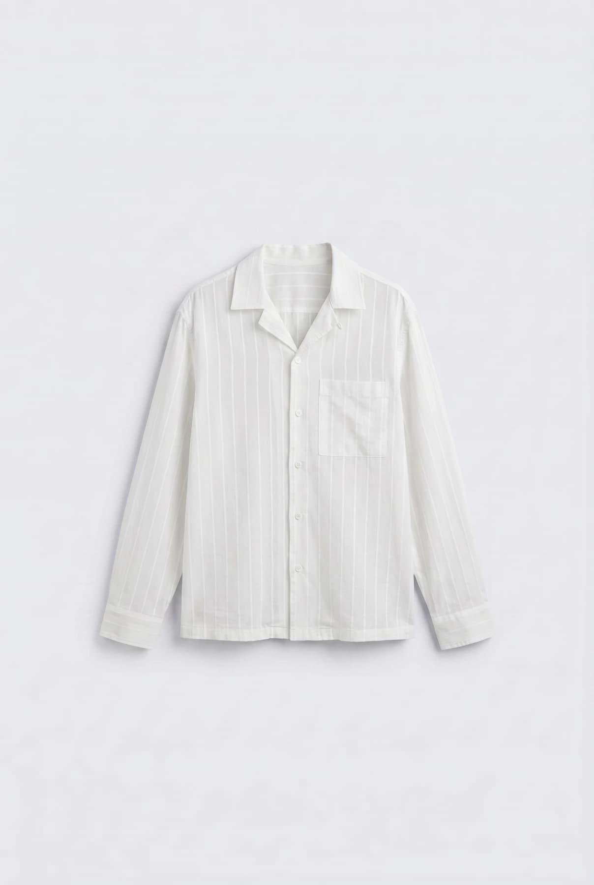Рубашка Camp Collar Pinstripe