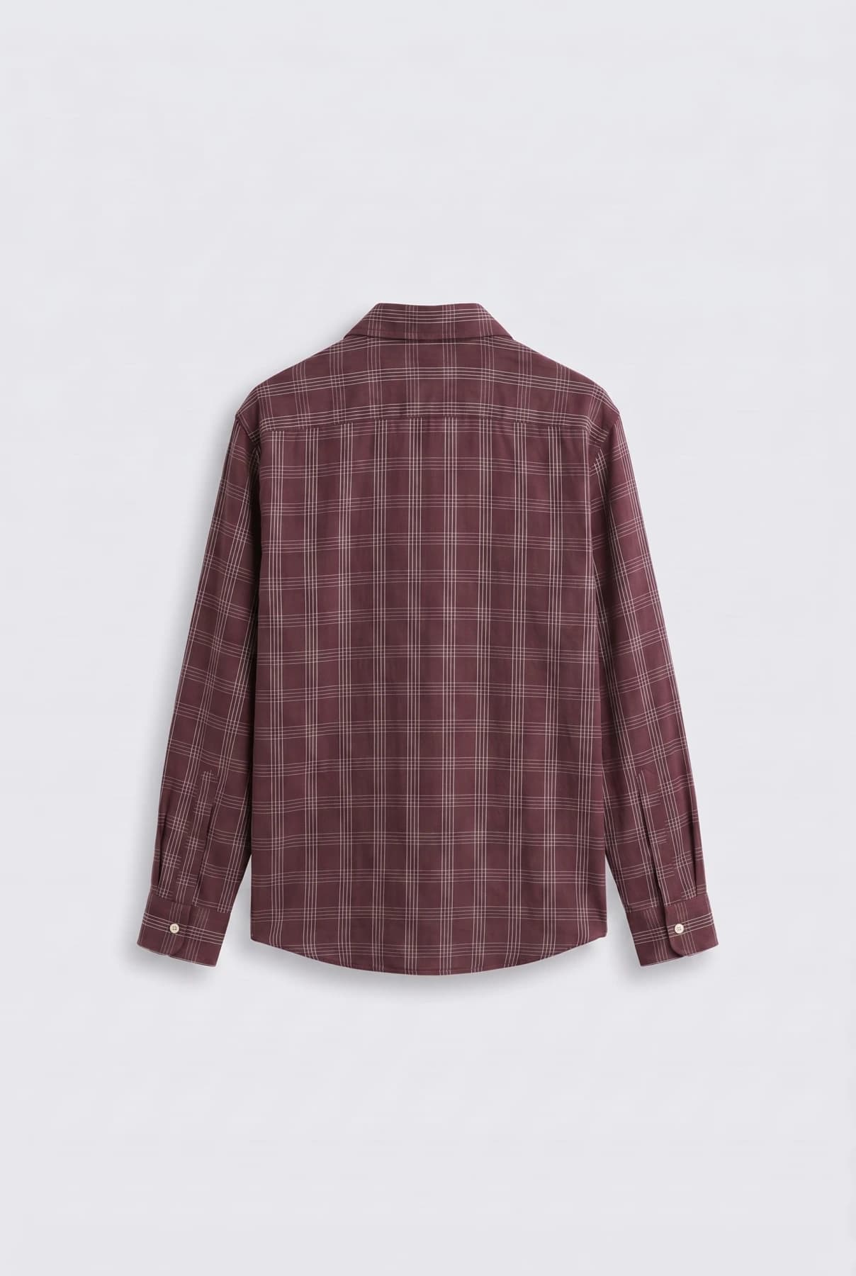 Рубашка в клетку — oversize, длинный рукав