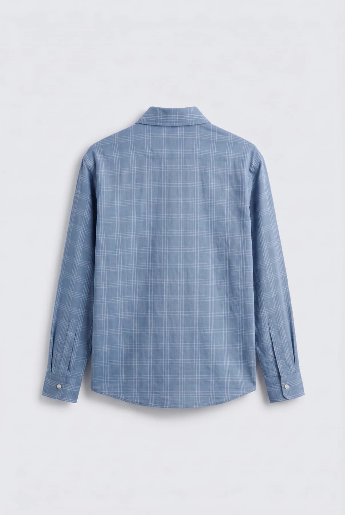 Рубашка в клетку — oversize, длинный рукав